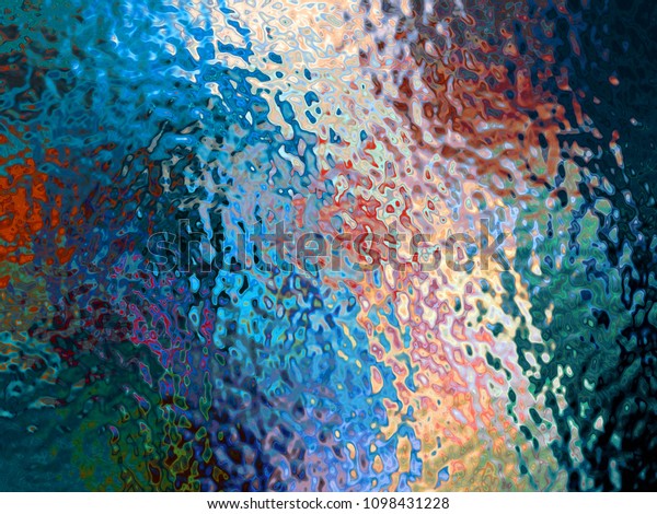 coloured frosted glass