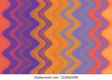 Colorful rainbow zig geometric
