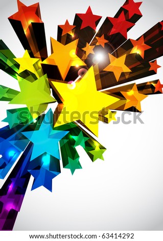 colorful funky stars stock illustration 63414292 shutterstock