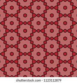 Colorful geometric repeating tile pattern