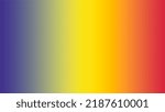 Colorful gradient background template with blue, yellow and red color combination