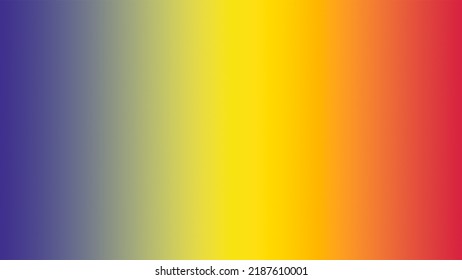Colorful gradient background template with blue, yellow and red color combination