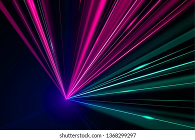 Colorful Light Trail Background