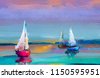 sailboat abstract