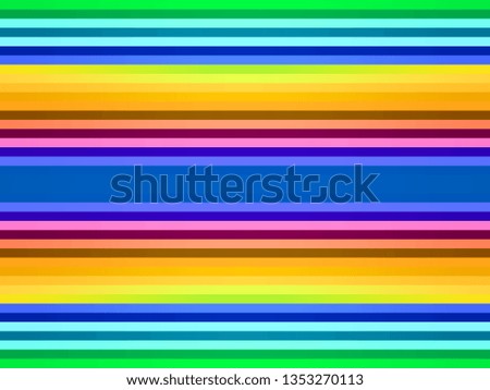 colorful parallel horizontal lines background. abstract vibrant geometric rainbow pattern. modern illustration for digital media printing artwork artistic or creative concept design
