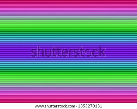 colorful parallel horizontal lines background. abstract vibrant geometric rainbow pattern. modern illustration for digital media printing artwork artistic or creative concept design
