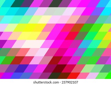 Colorful Parallelogram Pattern