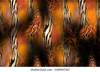 Colorful Pattern Study  Leopard  Zebra  Camouflage   Dress Designs  Textile  Fabric  Pillow   Modern Collage Pattern  gorgeous patterns to be printed digital print dress leopard zebra baroque
