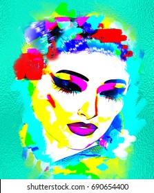 1,360 Pop art mascara Images, Stock Photos & Vectors | Shutterstock