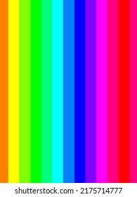 Colorful Rainbow Vertical Line Background Design 