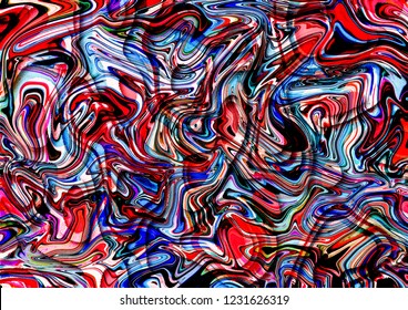 Colorful Redblueyellow Marble Effect Pattern Abstract Stock 