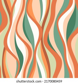 Colorful seamless chevron background pattern. Wave print. Illustrazione stock