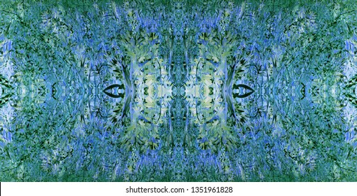 Colorful seamless nature pattern for design, background, textile, ceramic tiles, and wallpapers - Shutterstock ID 1351961828