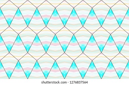 Colorful seamless pattern for textile and design