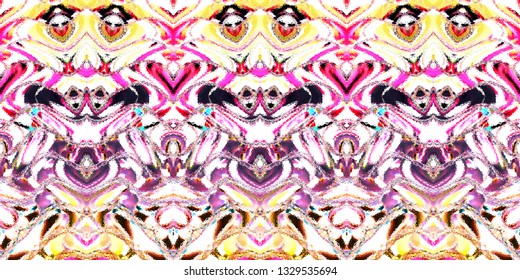 Colorful seamless pattern for textile and design
