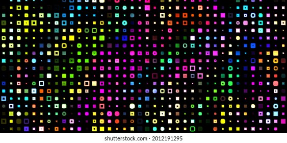 Colorful shape abstract pattern Background - Powered by Shutterstock