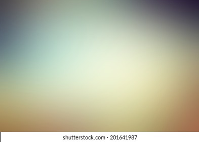 colorful sky after sunset  background color gradient from blue to orange