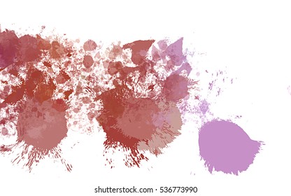 Colorful splashed paint background 
