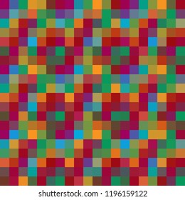 Colorful Square Pattern for background or textile 