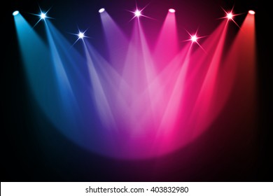 Colorful Stage Background Stock Illustration 403832980