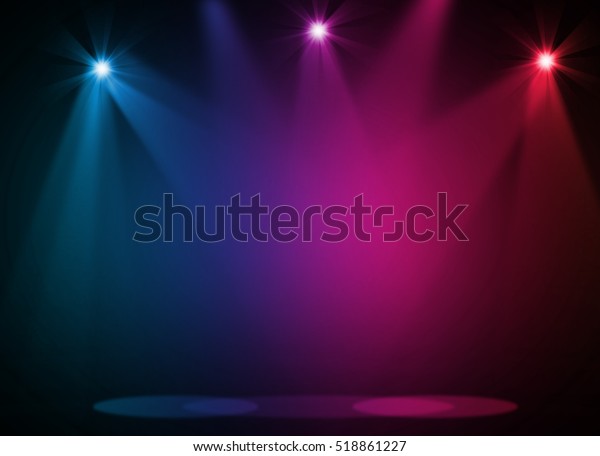 Colorful Stage Background Stock Illustration 518861227