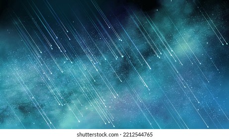 Colorful Starry Night Sky Outer Space Background. Deep Space. High Definition Star Field Background