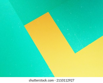 Colorful trendy combo soft color cyan green   yellow abstract geometric diagonal line elegant business style decorative background web template banner graphic advertising design