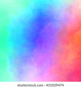 colorful watercolor stained paper - abstract background