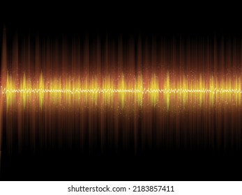 Colorful waveform, vintage abstract background and symbol for music, sound engineering, and dance. High quality photo
