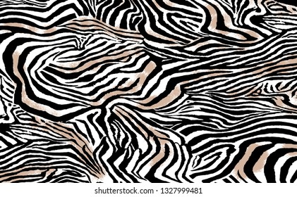 Colorful zebra pattern