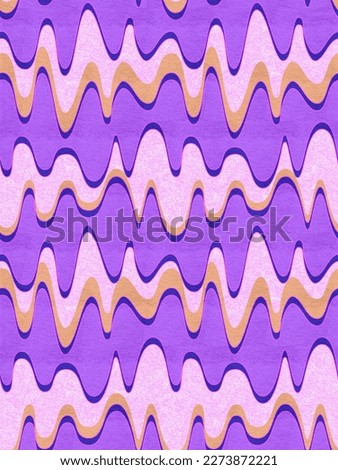 Colorful zigzag pattern, brush stroke geometric seamless pattern, Geometric and retro pattern