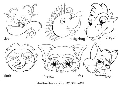 Outline Animal Images, Stock Photos & Vectors | Shutterstock