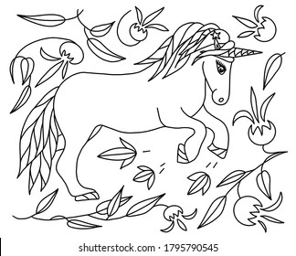 Horse Coloring Page Hd Stock Images Shutterstock