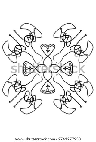 coloring design pattern symmetrical zentangle mandala digital artwork 