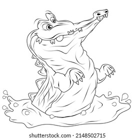 4,272 Crocodile water cartoon Images, Stock Photos & Vectors | Shutterstock