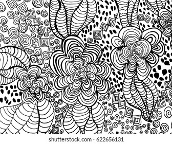 Coloring Page Stock Illustration 622656131 | Shutterstock