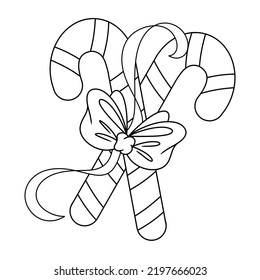 Coloring Page Outline Candy Candy Form Stock Illustration 2197666023 ...