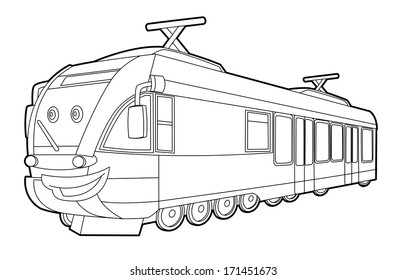 Train Car Coloring Pages