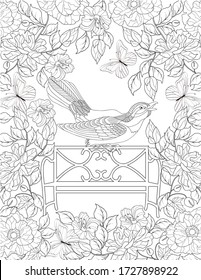 Coloring Pages, Coloring Book For Adults, Amazing Images, Coloring, Adult Coloring Pages, Black And White Pages, Ilustrations, Animals, Flowers, Bird, Mandalas, Great Arts, Printable