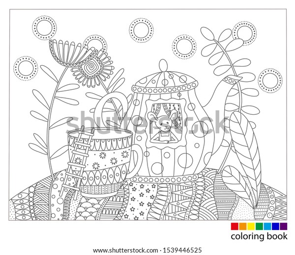 story mouse shapes sequence coloring pages