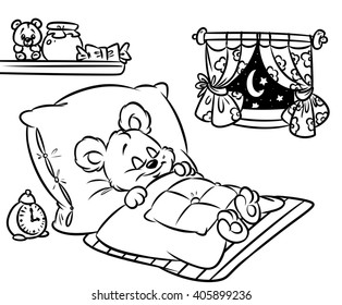 60 Sleeping Bear Coloring Pages  Latest HD