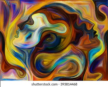 Colors Unity Series Backdrop Colorful Surreal Stock Illustration ...