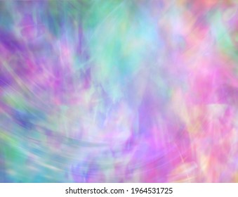 Colourful Abstract Modern Art Swish Background - Pink Blue Green Yellow Orange And Purple Swishing Watercolour Effect Background With A Spiritual Energy Vibe
