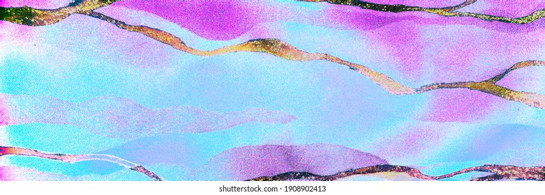 Colourful Elegant Texture. Pink Textile Pattern. Azure Fashion Design. Indigo Liquid Shawl. Space Tie Dye Illustration. Orange Brushed Template. Yellow Abstract Texture.