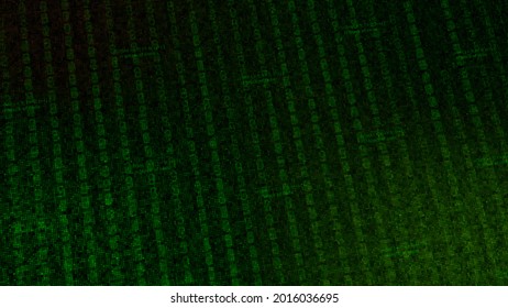 Columns of encrypted numbers. Motion. Binary pillars on background of computer noise. Hacker background with binary numbers and codes inside matrix