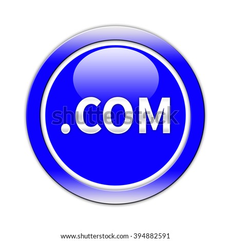 .com buttom isolated