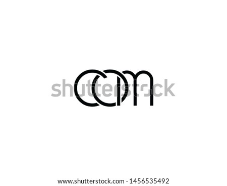 com original monogram logo design