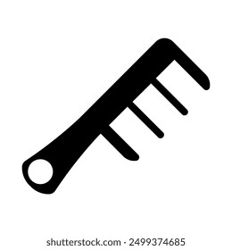 Comb icon, used in barbershops for grooming and hair styling. Essential for barber services. - Powered by Shutterstock