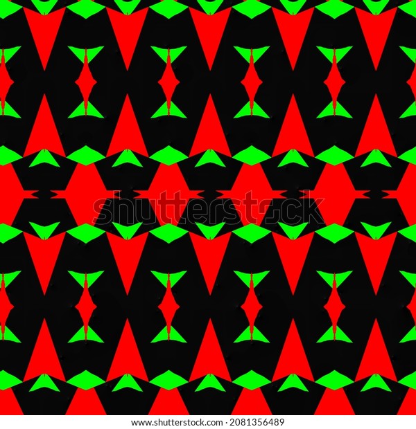 Combination Drawing Patterns Abstract Shapes Colorssimple Stock ...
