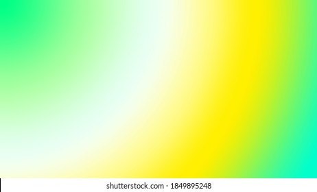 combination neon green mint   yellow solid color radial gradient background